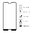 Full Coverage Tempered Glass Screen Protector for Huawei P20 Pro - Black (Frame)